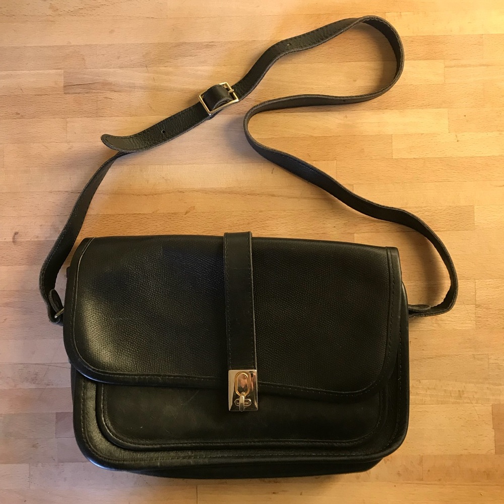 Vintage Leather Crossbody Purse
